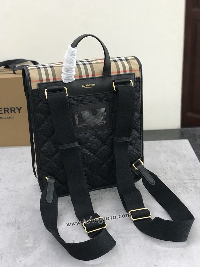Burberry專門店新款格紋雙肩包 巴寶莉vintage復古紋男士背包 yxb1100